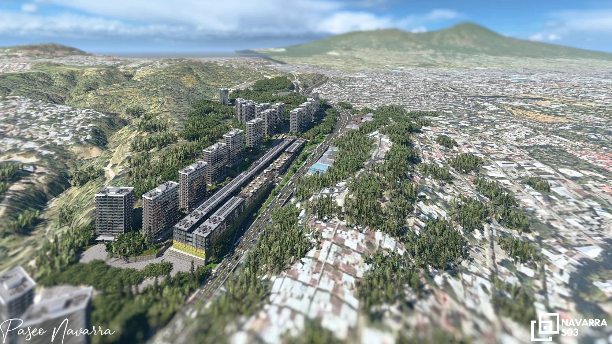 Paseo Navarra Vista Aérea